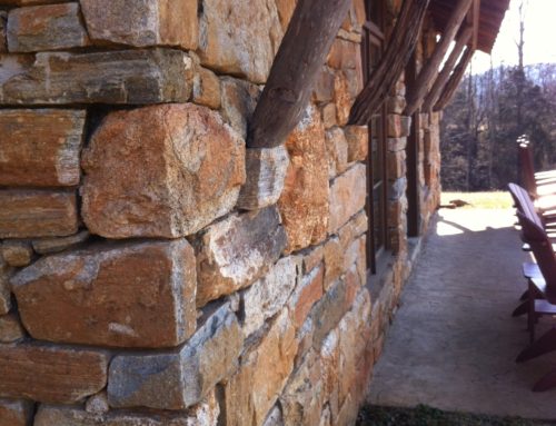 A stone cottage that blends into the landscape