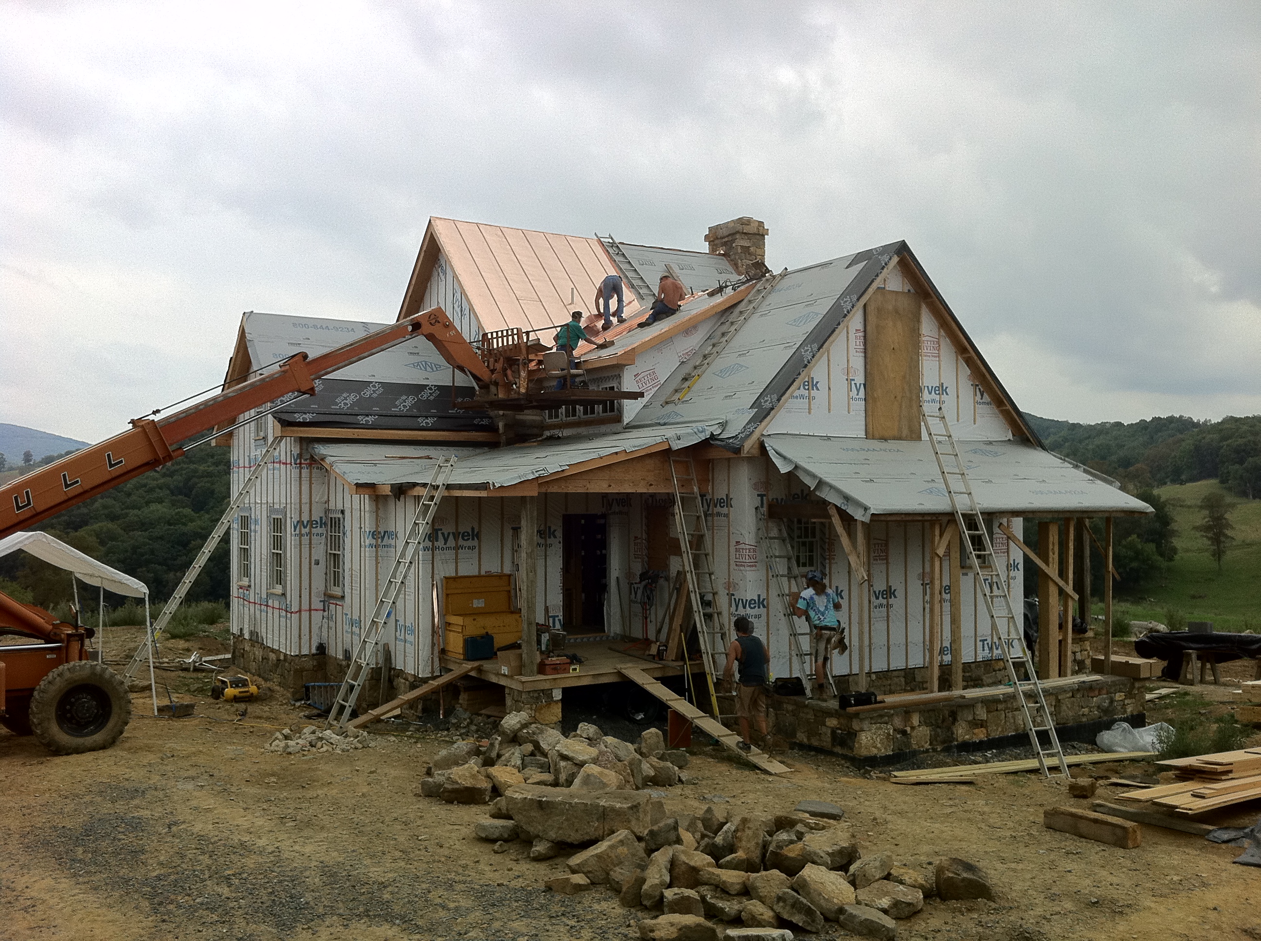 The ugly phase of building a house | Handmade Houses ...